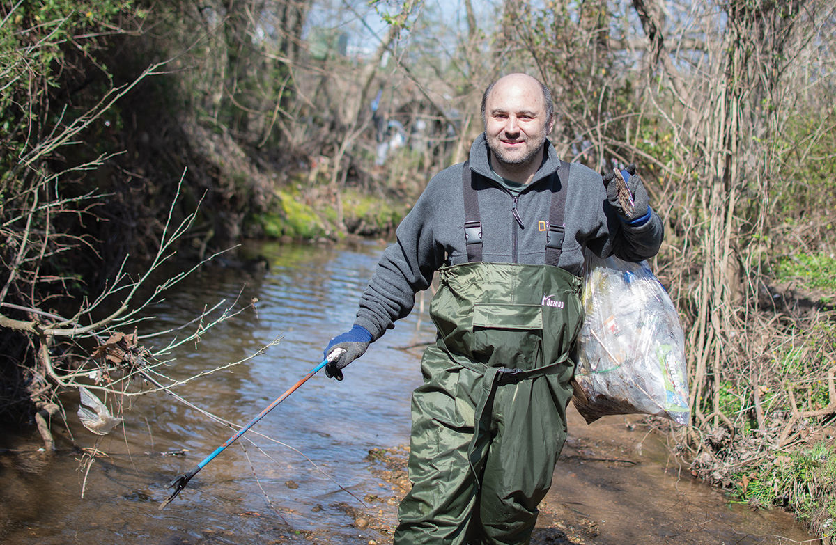 Clean Bread and Cheese stream cleanup